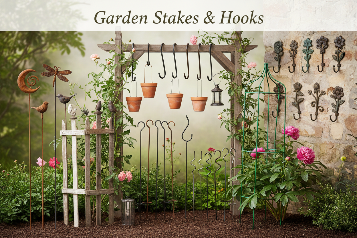 Garden Stakes & Hooks