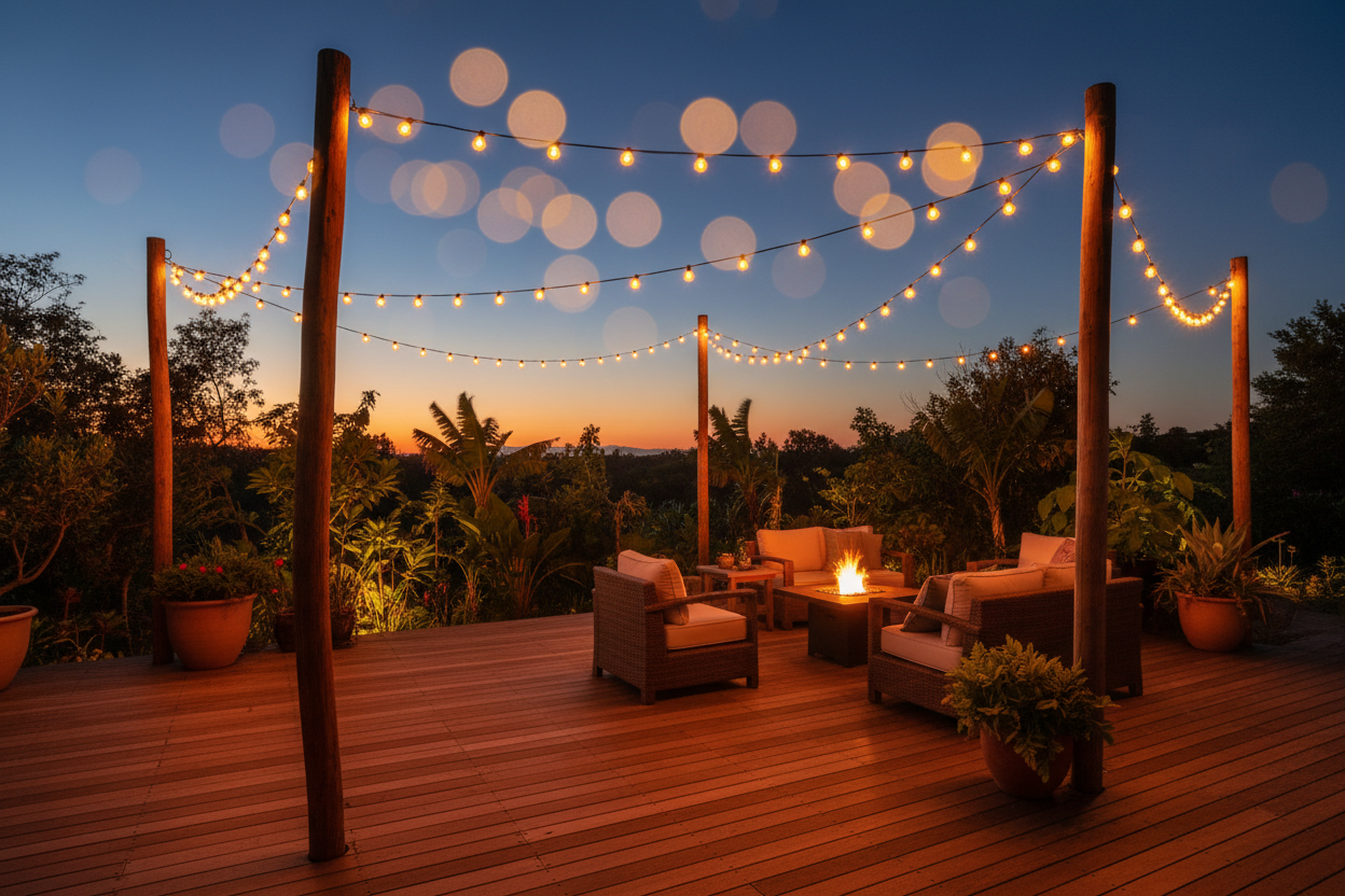 String Lights & Poles