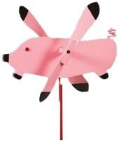 Flying Pig Whirligig/Whirly Bird Garden Spinner Lawn Decoration Amish-Made