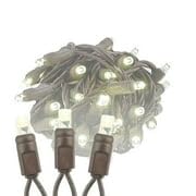 25ft 50 LED Yellow/Red/Orange Christmas String Lights - Dimmable, IP55