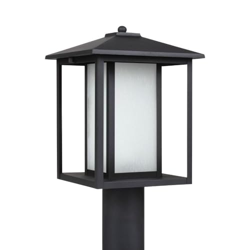 Generation Lighting Hunnington 1-Light 15" Post Lantern - Black