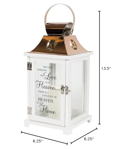 Flameless Candles Copper Lantern