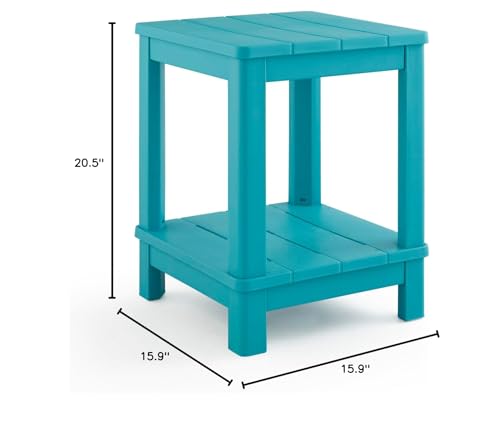 Keter Deluxe Adirondack Side Table - Teal