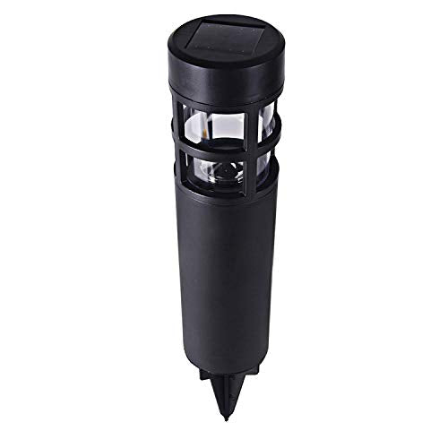 Solar LED Path Lights - Black (6 Pack)