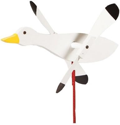 Snow Goose Whirligig/Whirly Bird Garden Spinner Lawn Decoration Amish-made
