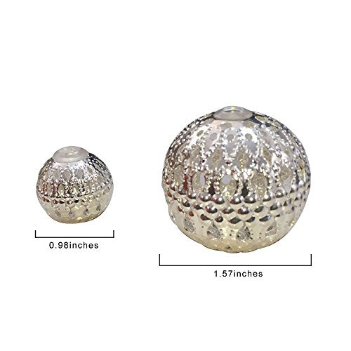 Globe String Lights - 13ft 40 LED Warm White Battery Operated