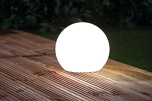 LED Solar Light Ball 30cm - Color Changing, IP67 Weatherproof