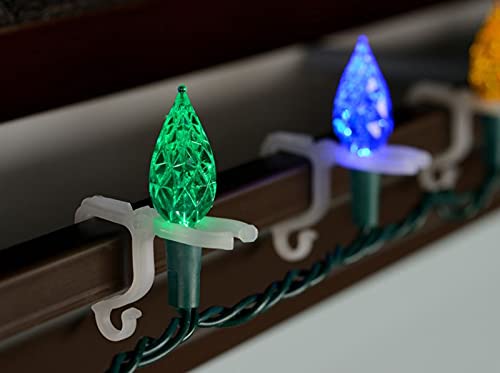 Holiday Light Clips - Gutter & Shingle Mount | 100 Pack