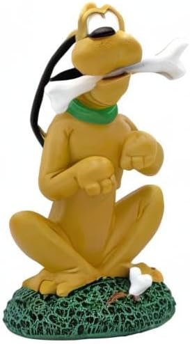 Disney Pluto with Bones Everyday Outdoor Garden Statue 8 inches Tall Officially Licensed Disney Product