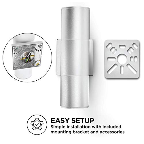 LED Modern Wall Sconce Light - 2-Set, White