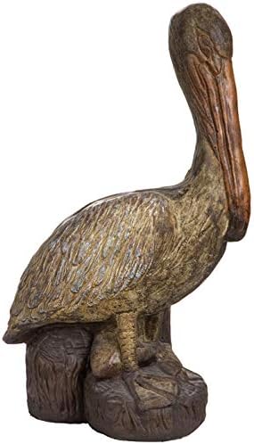 Pelican on Stump-Lifelike- 21" h x 8" w x 13" Dia