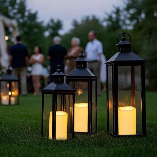 4" x 6" Waterproof LED Candles with Timer - 2 Pack