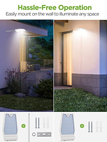 InnoGear 29 LED Solar Gutter Lights - Motion Sensor, 2 Pack