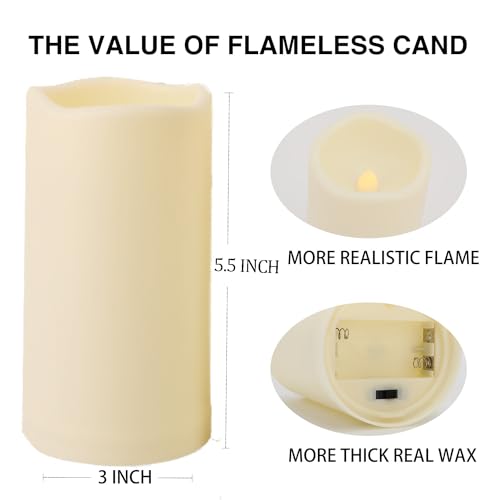 Flameless Candles with Remote & Timer - 12 Pack