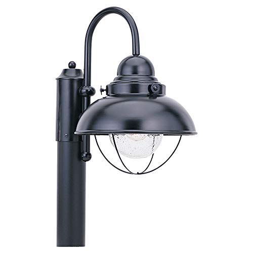 Sea Gull Lighting Outdoor Post Lantern - Black