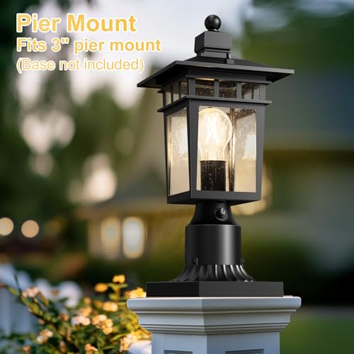 Dusk to Dawn Outdoor Post Light - Waterproof