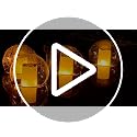 Solar Floating Pool Light - LED Flame Lamp