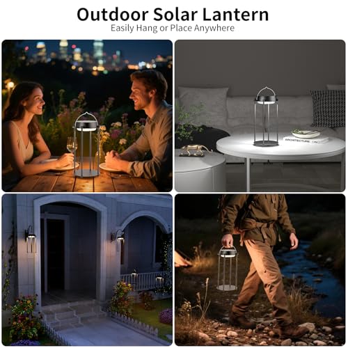 Solar Lanterns - 3 Color LED Hanging Lights
