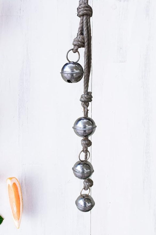 Mango Gifts Vintage Bells Hanging Chimes with Rope Tranquil Wind Chimes for Garden Outdoor and Patio (MGT22)