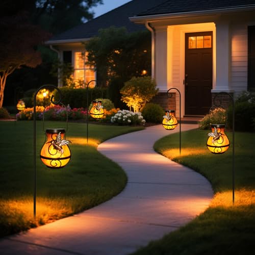 Solar Hummingbird Lantern - Waterproof Flame Light