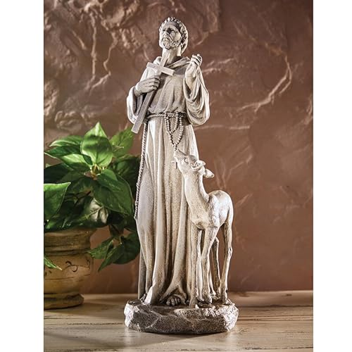 Saint Francis of Assisi Garden Statue - Stone Resin