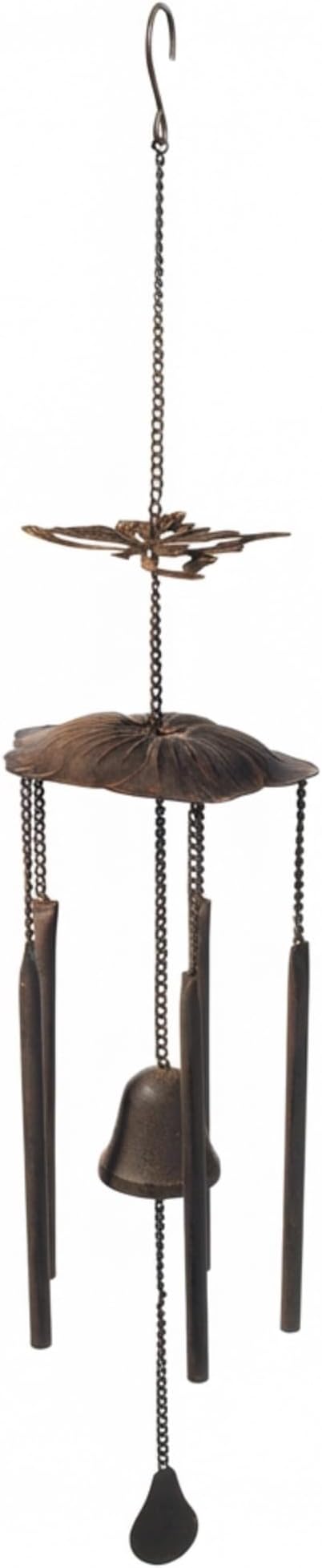 Anderson's Butterfly Wind Chimes, 33" Antique-Style Outdoor Decor for Garden, Patio, Porch, Memorial, Birthday, Wedding, Sympathy, Fundraising, Home or Office – No Assembly Required