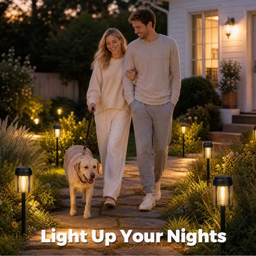 Solar Path Lights - 8 Pack Waterproof