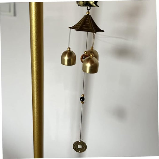 balacoo 2pcs Unique Outdoor Wind Chimes Bell Metal Alloy Garden Decor Wind Chime Home