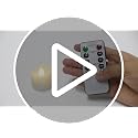 Flameless LED Tealight Candles Timer - Warm White 6 Pack