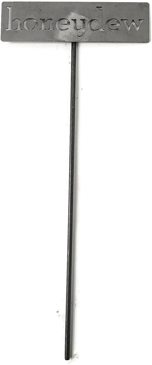Classic Metal Garden Markers 19 Inches Tall (honeydew, Raw, Unfinished Steel (will rust with time))