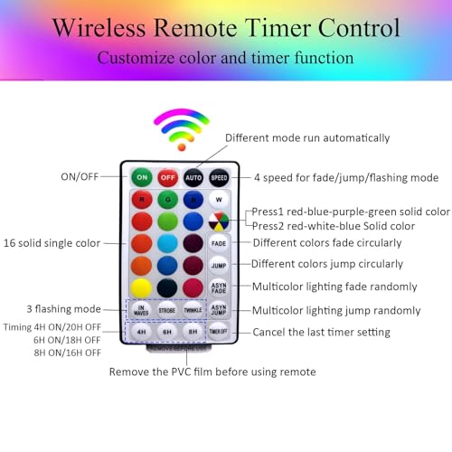 LitHome 50FT 150 LED Solar Rope Lights - Waterproof Remote