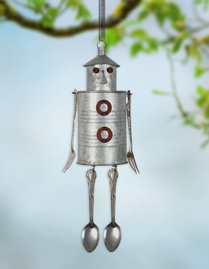 Sunset Vista Designs 14378 Small Tin Man Bouncy Hanging Decoration,12x4
