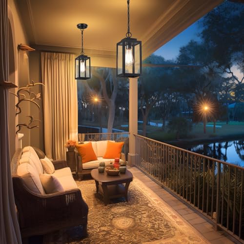 11'' Outdoor Pendant Lights - Hanging Lantern