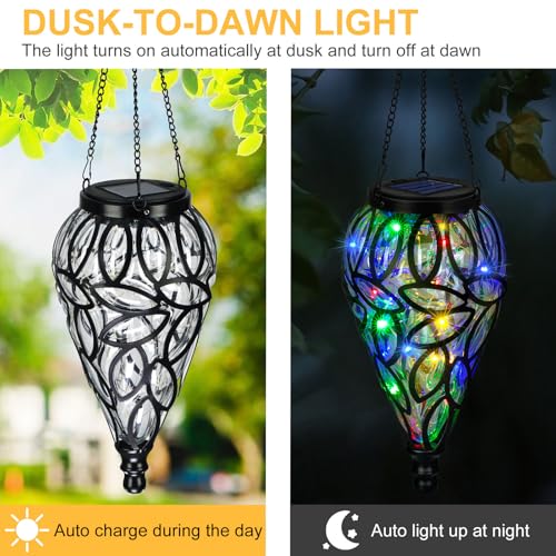 Solar Hanging Lantern Outdoor Lights