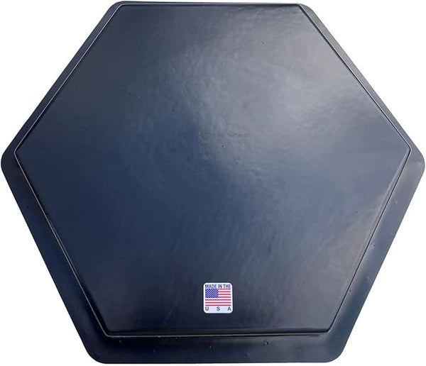 AUTUMN 12" Hexagon Stepping Stone Mold - DIY Concrete Cement Path Maker for Garden Walkway - Made in USA - Decorative Hexagonal Garden Statue & Pathway Mold