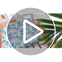 Beeveer Set of 6 Outdoor Chair Cushion 17"x16"x2" Waterproof Patio Seat Pad