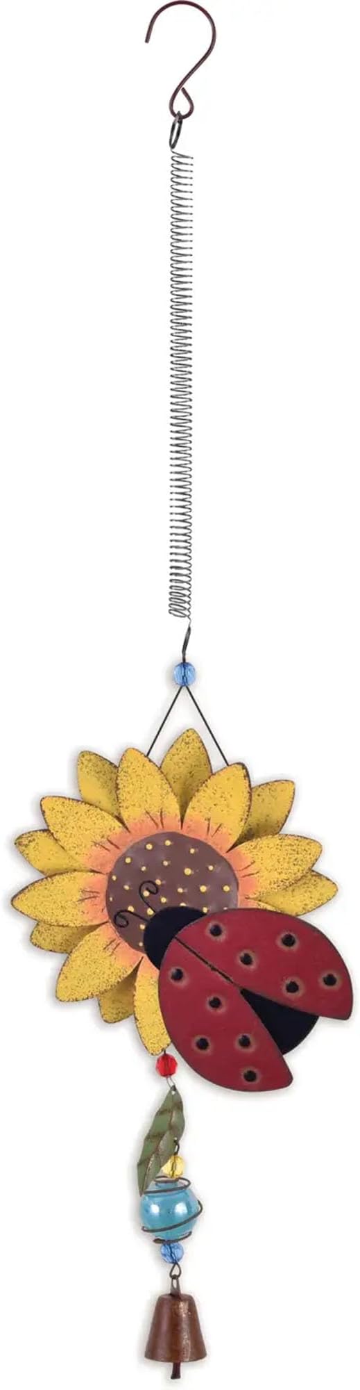 Sunset Vista Designs Ladybug and Sunflower Bouncy, 10.5-inch Height