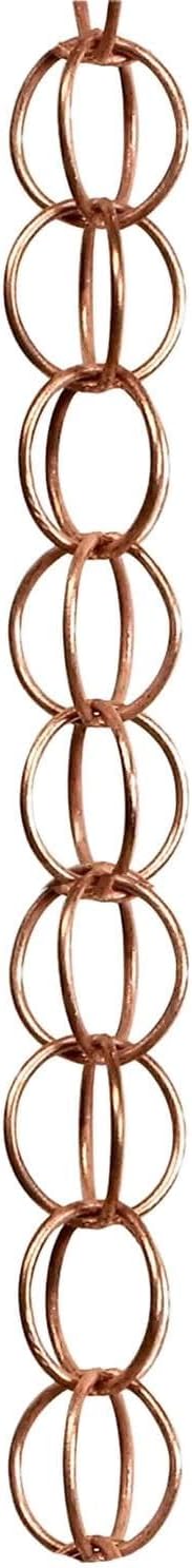 Rain Water Catcher Rainwater Chains Home Decor for Gutter Functional Replace Rain Gutter Drain Rain Chains for Divert Water Sheds Awnings, Rings