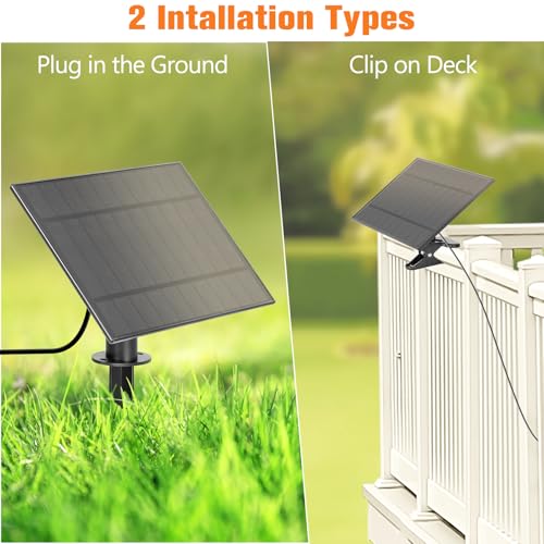 Solar String Lights 100FT - ST38 Edison Bulbs, Waterproof, Remote Control