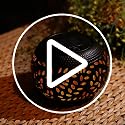 Solar Table Lantern - Waterproof Flickering Flame