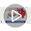 Pig Swing Statue - Resin Garden Decor