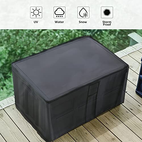 Kingling Deck Box Cover 23 Inch for Keter 30 Gallon Deck Box