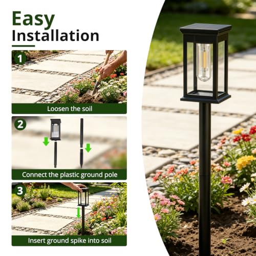 Solar Pathway Lights - Waterproof 3000K