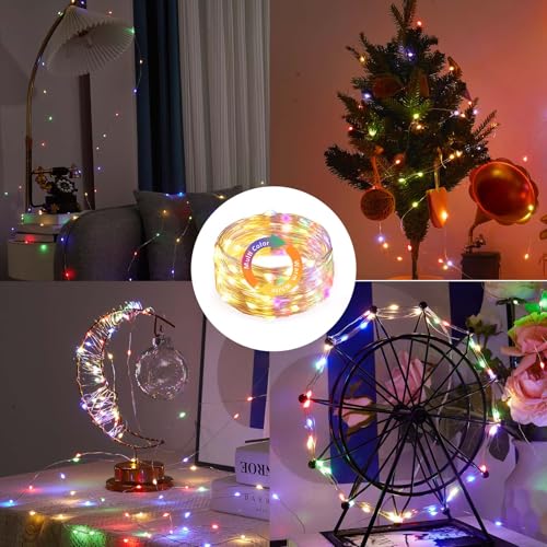 Ariceleo 50 LED String Lights 5M - Warm White/Multi-Color Remote Control