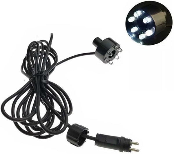 Wholesale Fountain Submersible LED Light Fountain Ring (6-LED no AC Plug) for Garden, Square, Yard (White,1)
