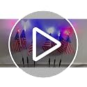 American Flag Pathway Lights - 6 Pack, 8 Modes