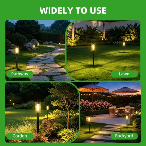 Solar Pathway Lights - 12 Pack Waterproof IP65 3000K