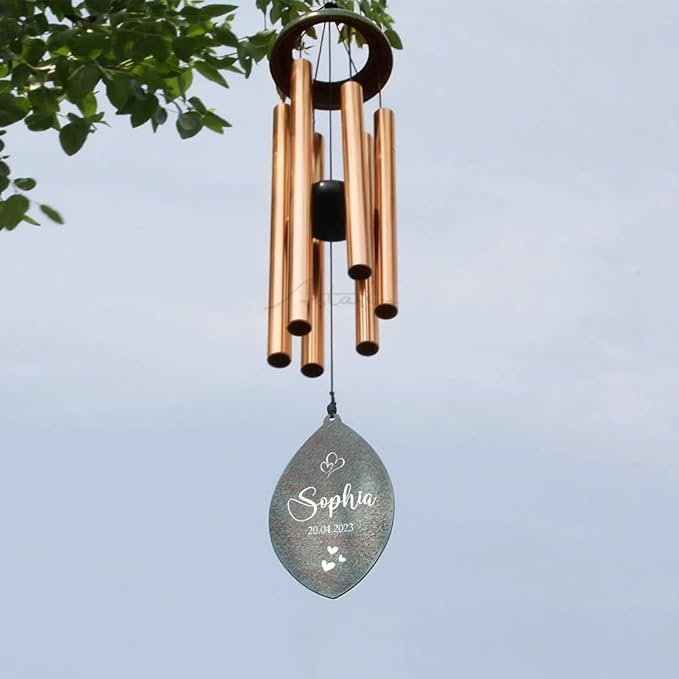 ASTARIN Personalized Retirement Wind Chime, Retirement Gifts Outdoor Wind Chimes, Retirement Gifts for Women, Teachers, Coworkers, Nurses, Bosses(Produced in USA)