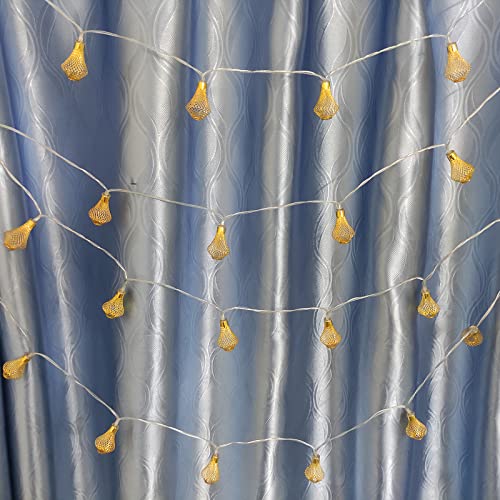 Moroccan Lantern String Lights - 10Ft 20 LED Battery Powered Warm White
