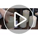 TECHLONG Flameless Candles Set 3 (5"-7") - LED Pillar, Remote Timer